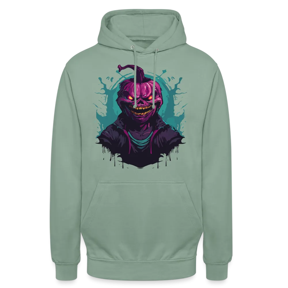 Sweat-shirt à capuche unisexe "Homme Citrouille 2"