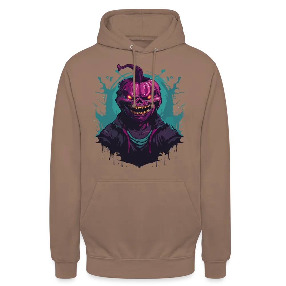 Sweat-shirt à capuche unisexe "Homme Citrouille 2"