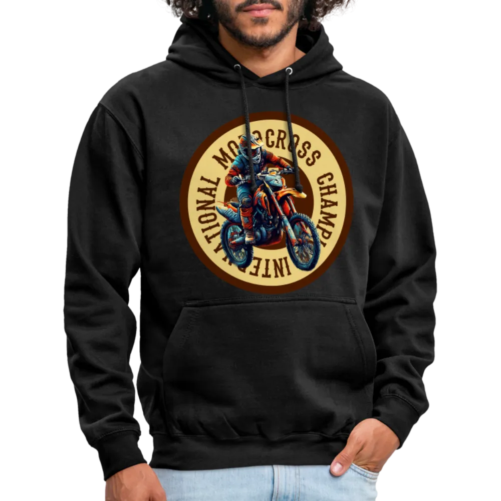 Sweat-shirt à capuche unisexe "Motocross champion"
