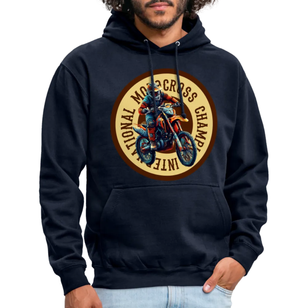Sweat-shirt à capuche unisexe "Motocross champion"