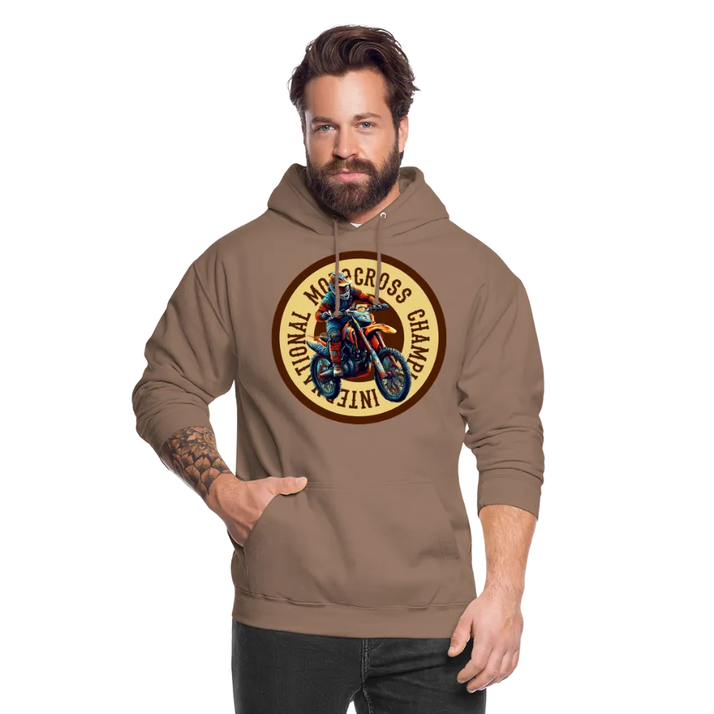 Sweat-shirt à capuche unisexe "Motocross champion"