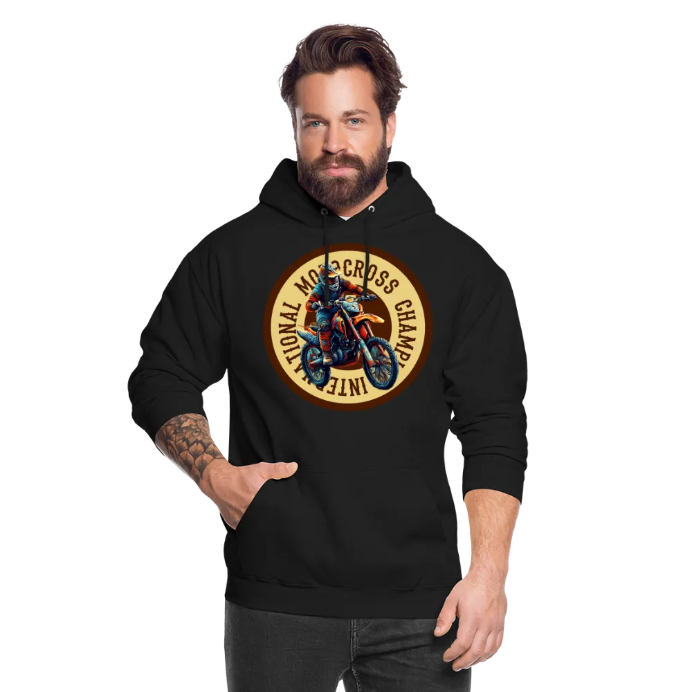 Sweat-shirt à capuche unisexe "Motocross champion"