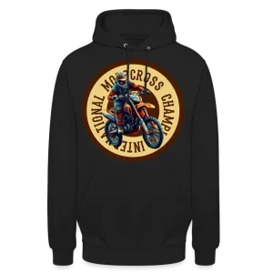 Sweat-shirt à capuche unisexe "Motocross champion"