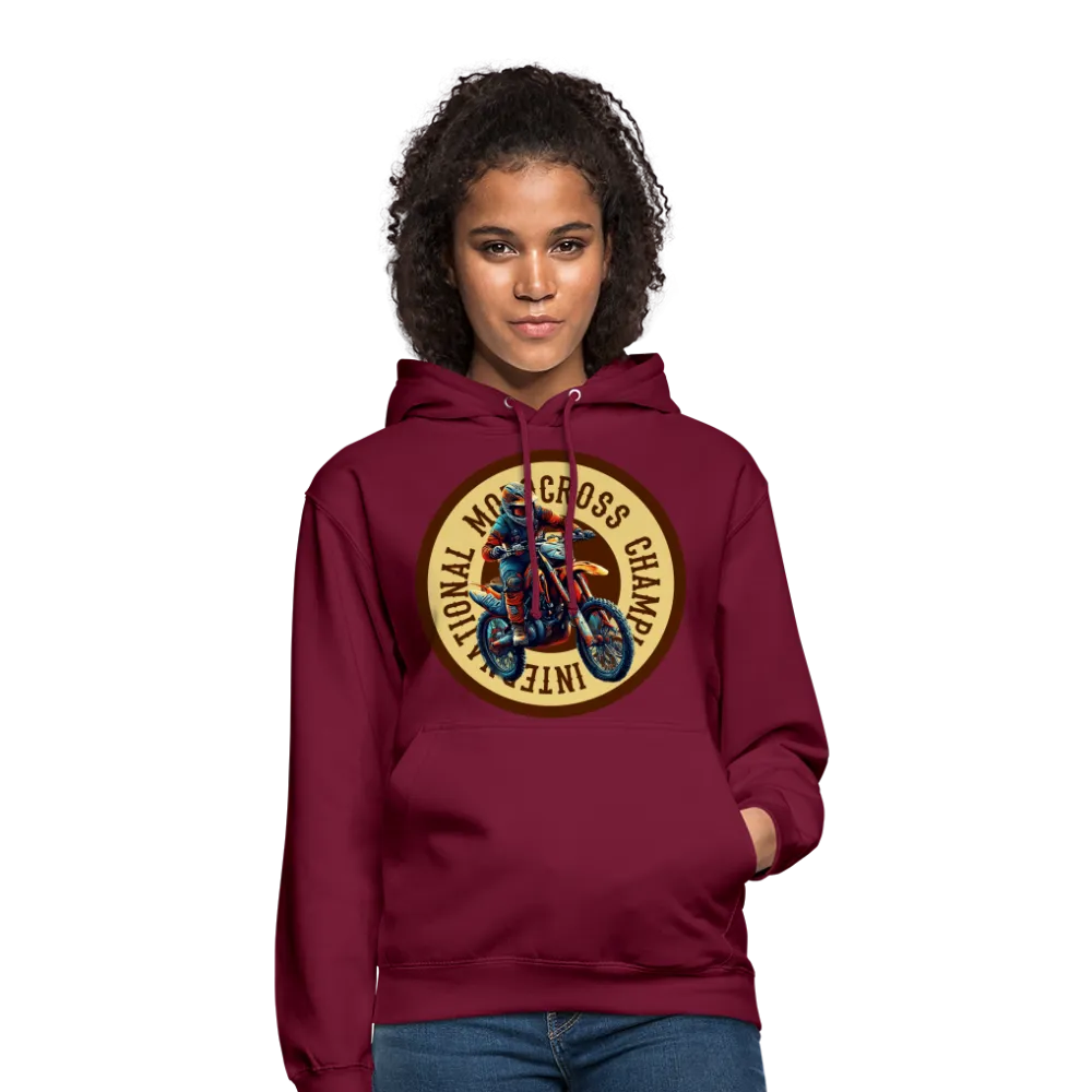 Sweat-shirt à capuche unisexe "Motocross champion"