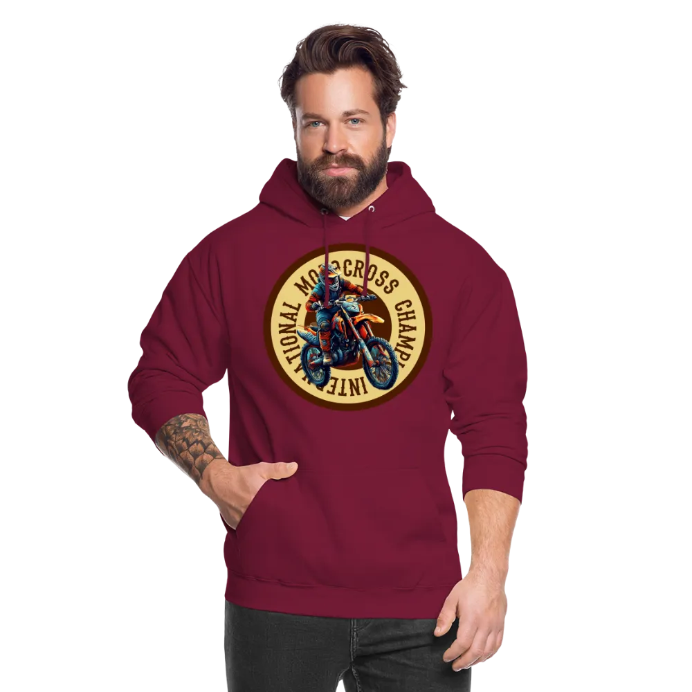 Sweat-shirt à capuche unisexe "Motocross champion"