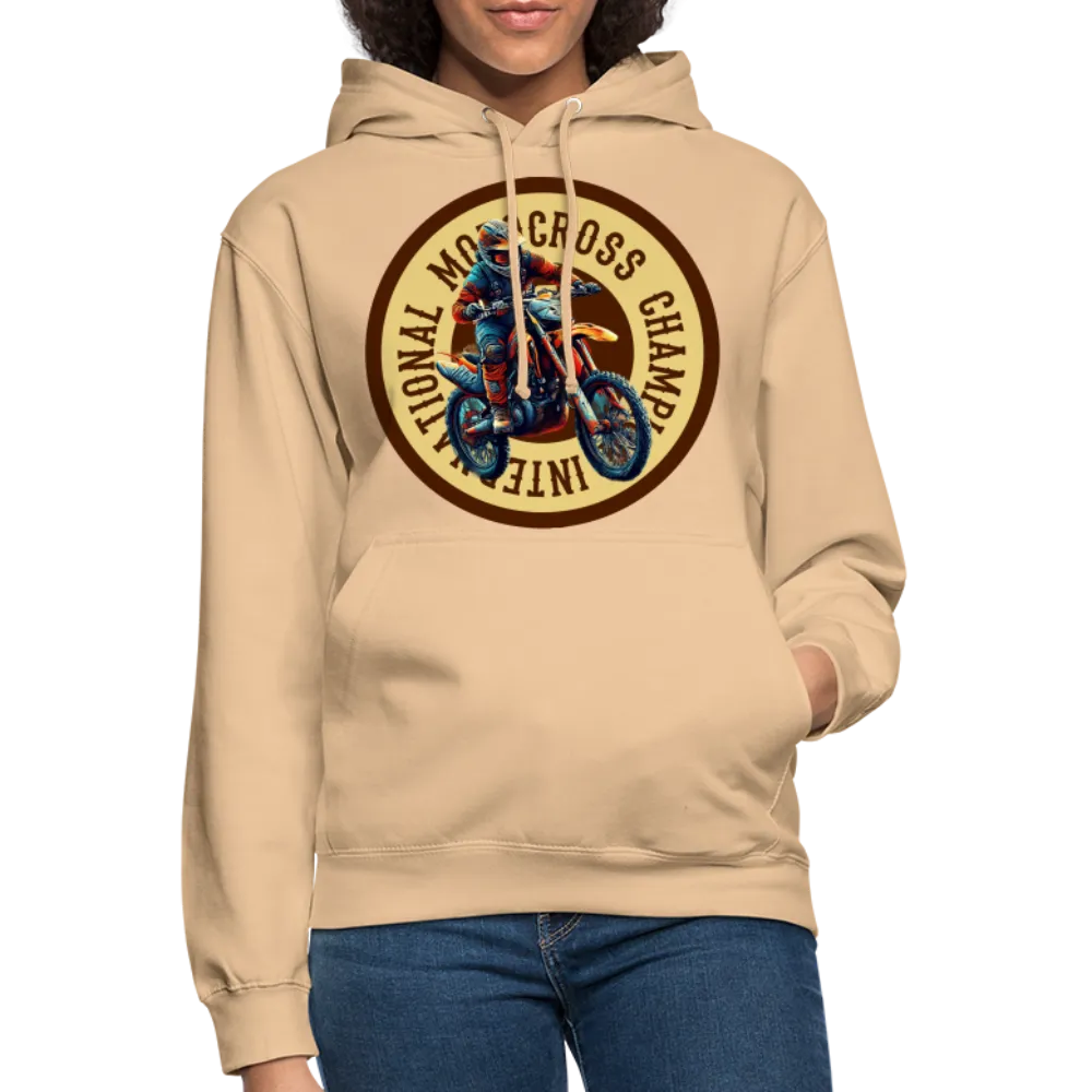 Sweat-shirt à capuche unisexe "Motocross champion"