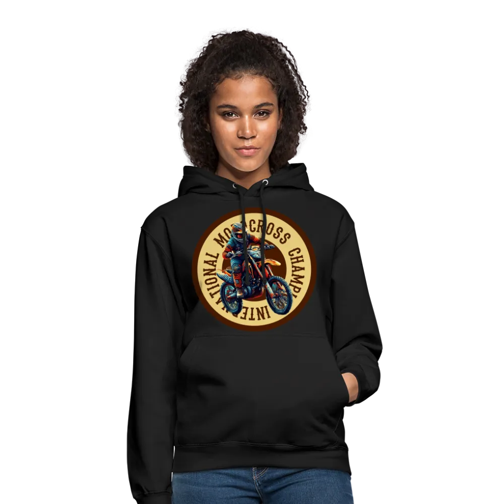 Sweat-shirt à capuche unisexe "Motocross champion"