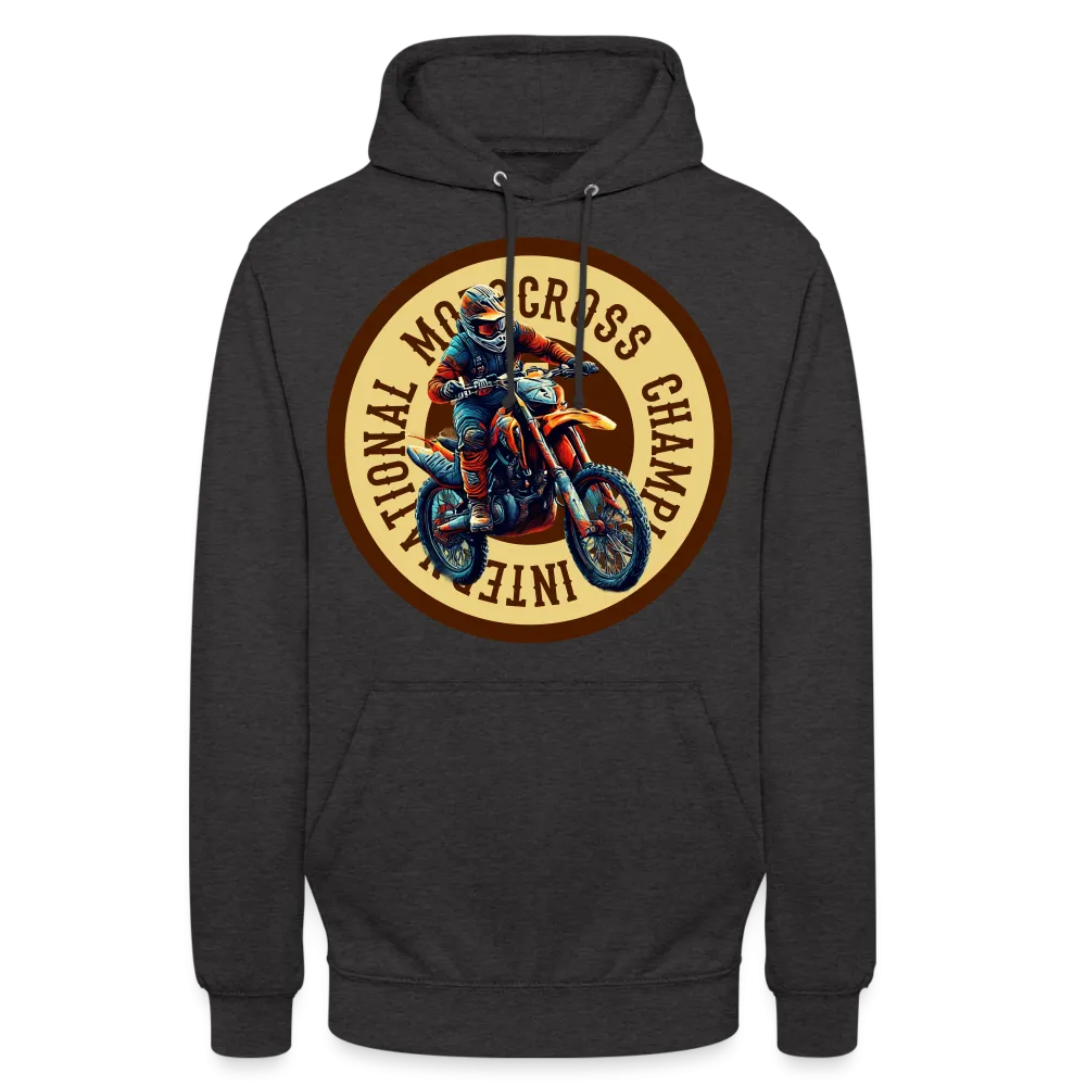 Sweat-shirt à capuche unisexe "Motocross champion"