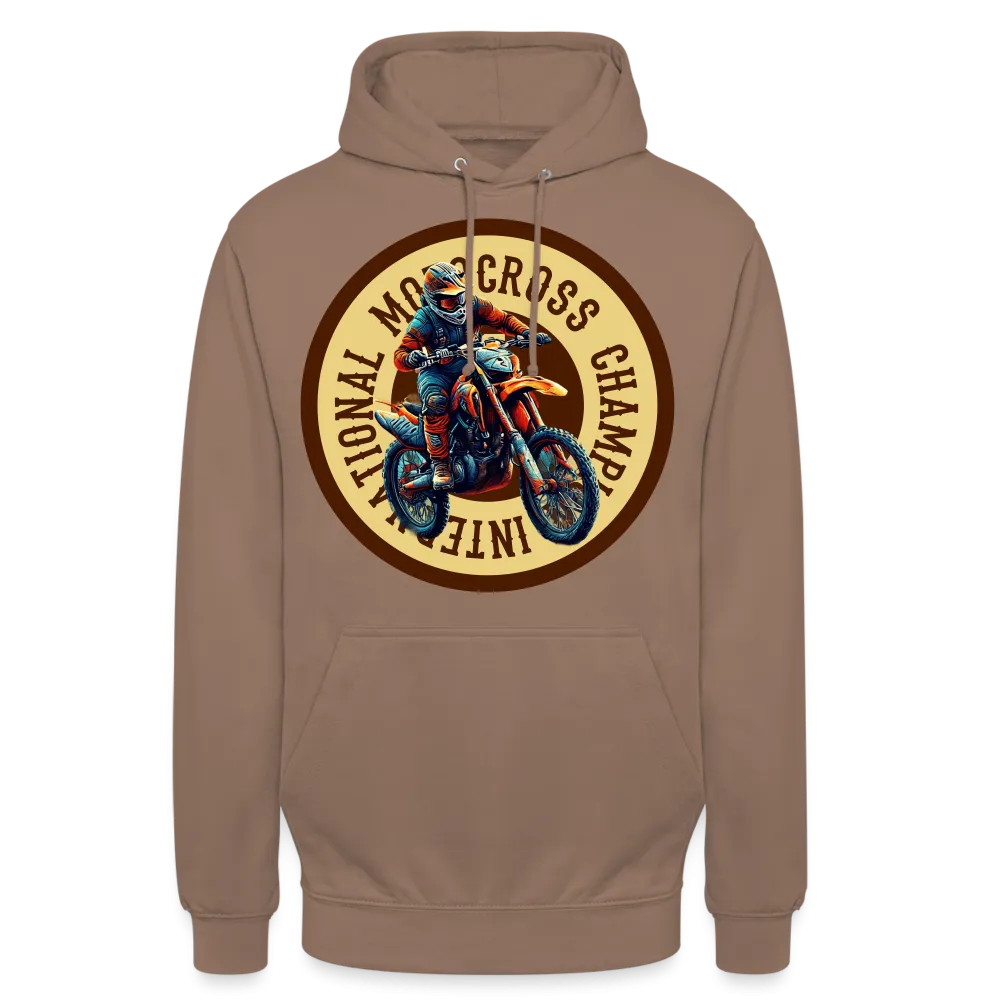 Sweat-shirt à capuche unisexe "Motocross champion"