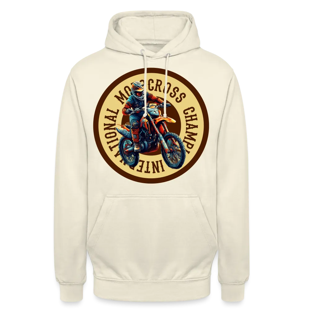 Sweat-shirt à capuche unisexe "Motocross champion"