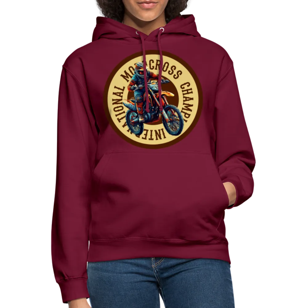 Sweat-shirt à capuche unisexe "Motocross champion"