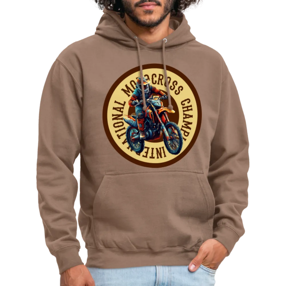 Sweat-shirt à capuche unisexe "Motocross champion"