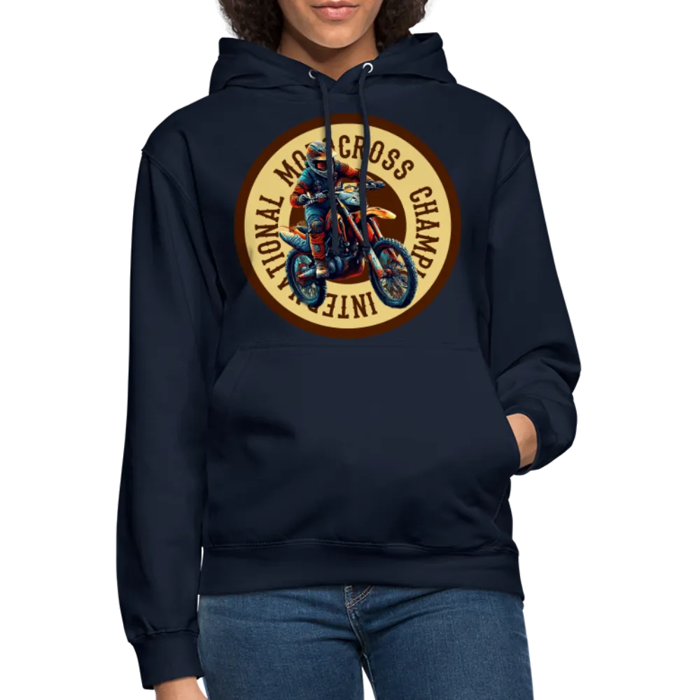 Sweat-shirt à capuche unisexe "Motocross champion"