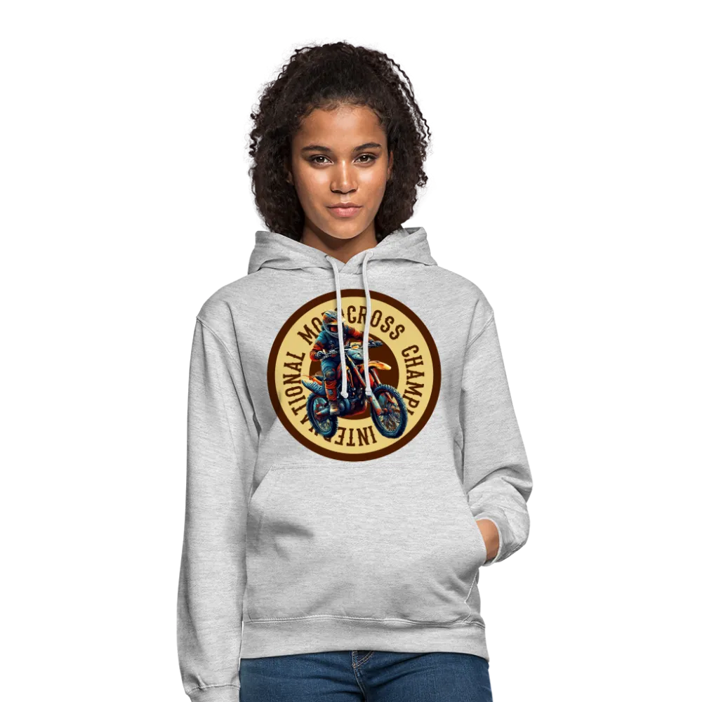 Sweat-shirt à capuche unisexe "Motocross champion"
