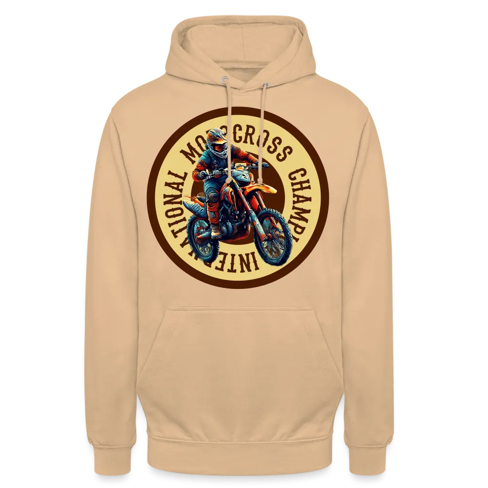 Sweat-shirt à capuche unisexe "Motocross champion"