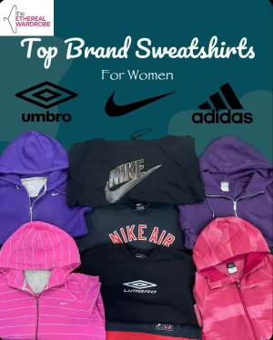 Sweatshirts for Women 10pcs Nike, Adidas, Umbro
