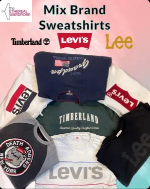Sweatshirts S-XXL 10pcs Levi's, Lee, Timberland, Croft & Barrow & Mishka