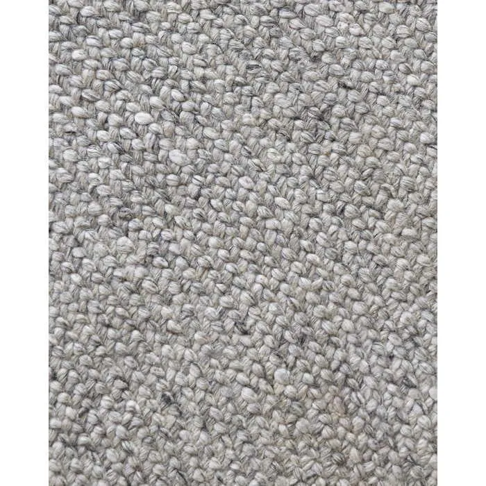 Tairua Round Floor Rug - Silver Birch