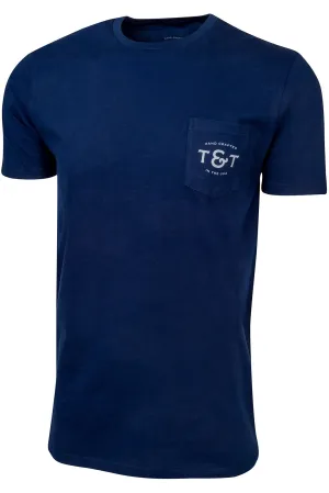 T&T Signature Pocket T-Shirt - Navy Blue