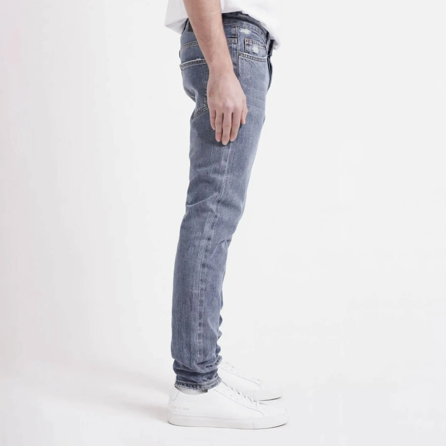 Tapered Selvedge Denim Blue Wash