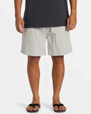 Taxer Corduroy Shorts - Gray Violet