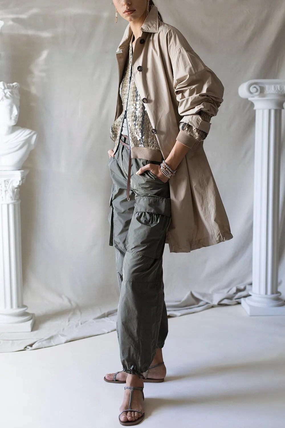 Techno Taffeta Utility Pant