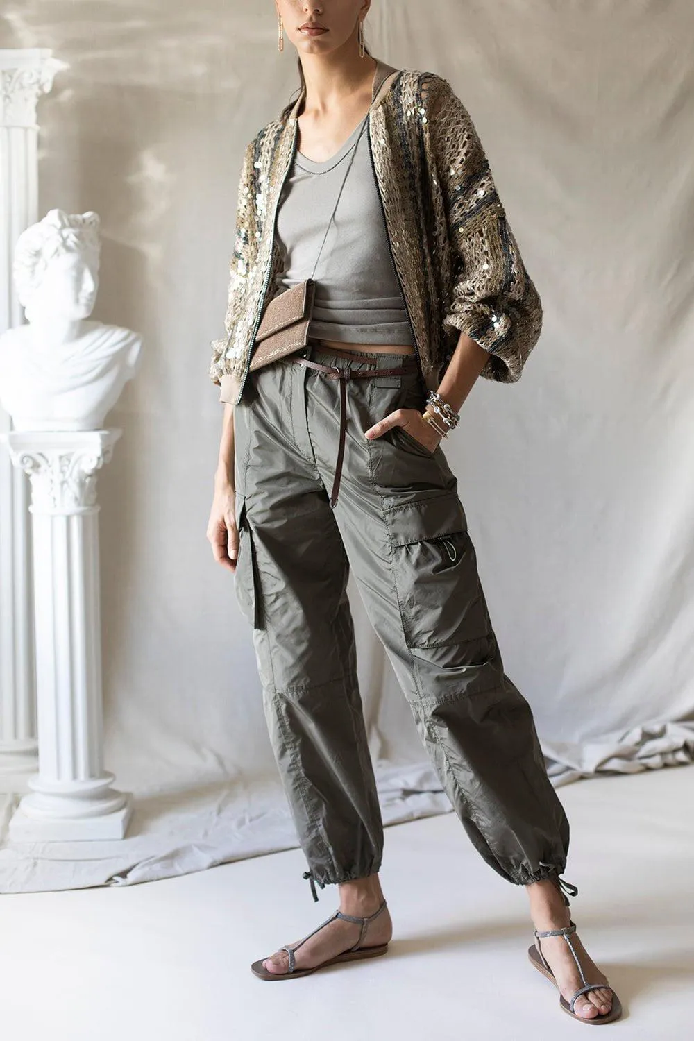 Techno Taffeta Utility Pant
