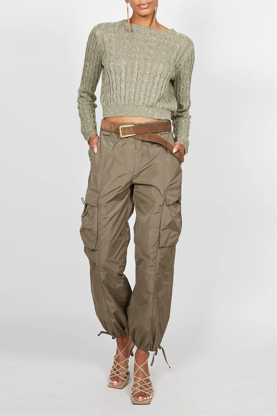 Techno Taffeta Utility Pant