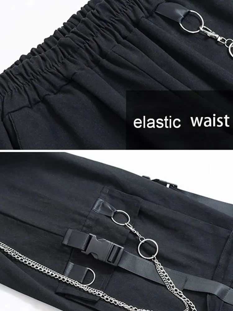 Techwear Cargo Pants Black