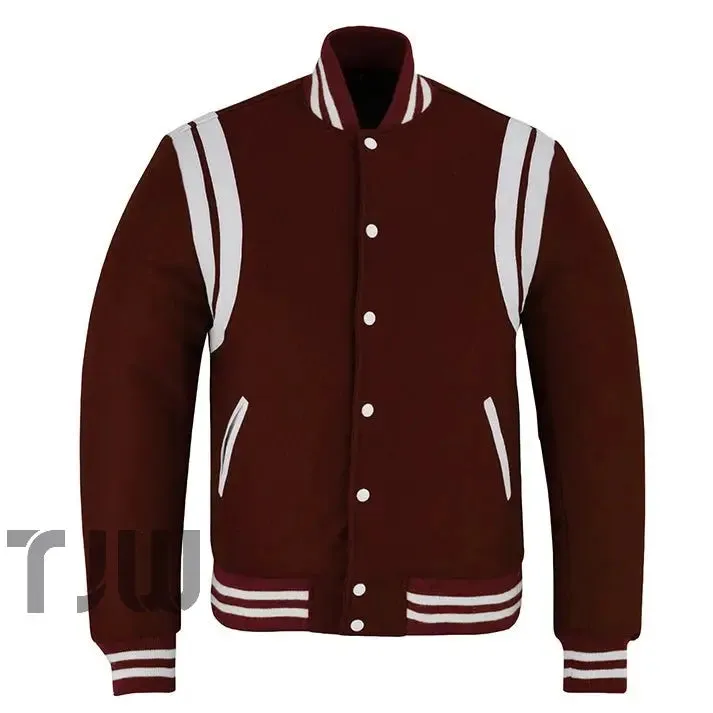 Teddy - Dark Maroon White D/Strips