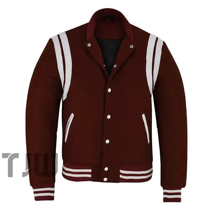 Teddy - Dark Maroon White D/Strips