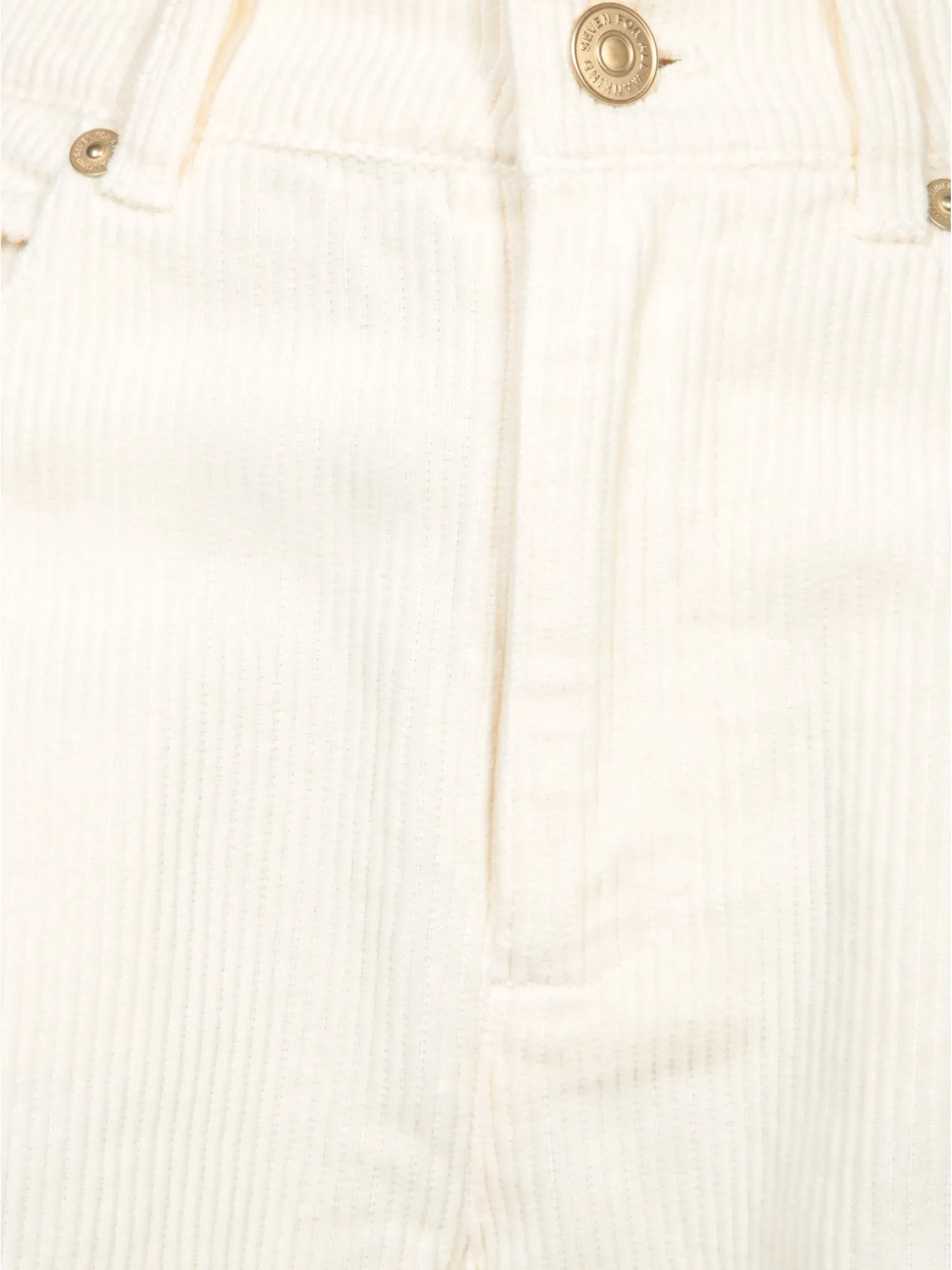 Tess White Corduroy Trousers