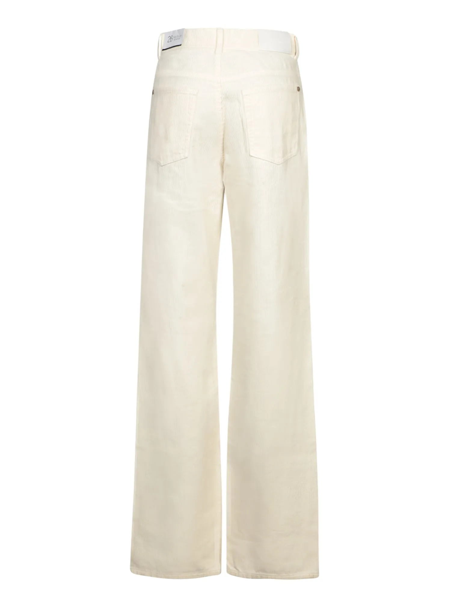 Tess White Corduroy Trousers