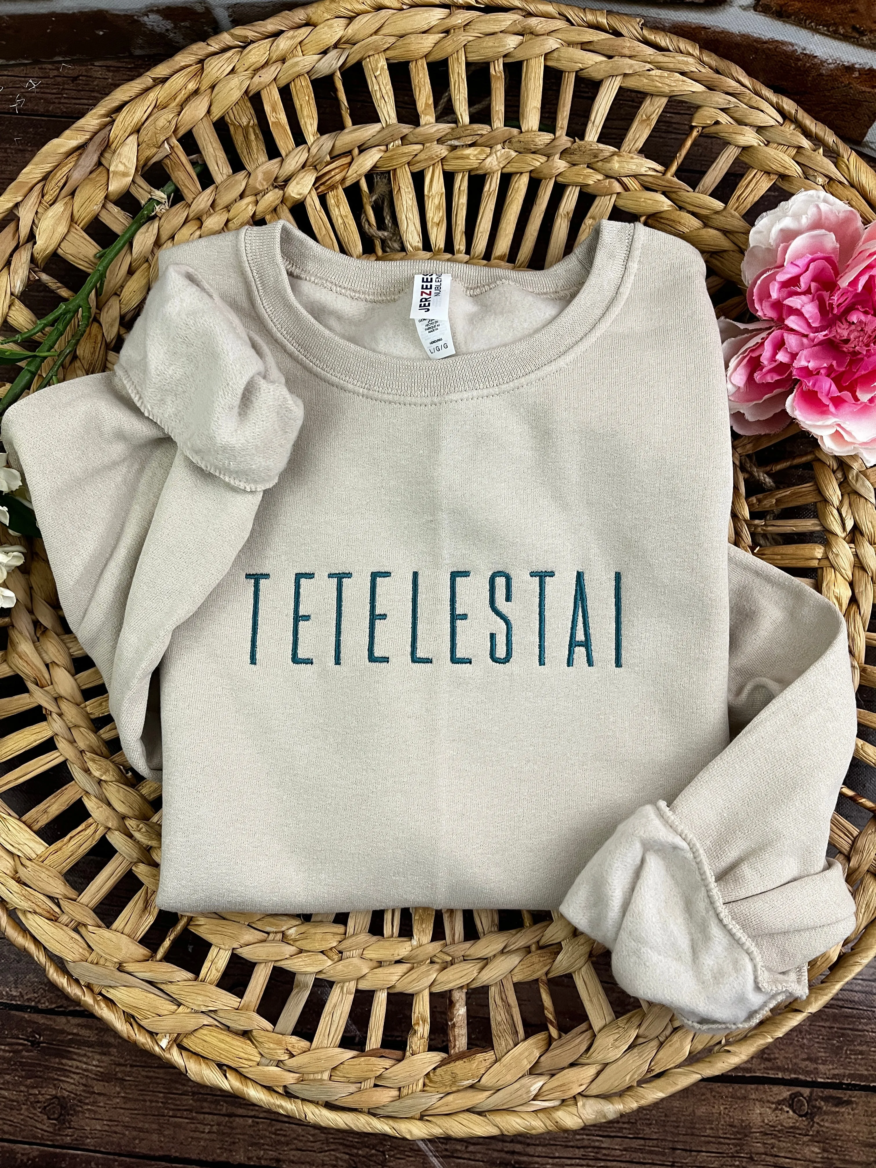 Tetelestai  - John 19:20 Christian Bible Scripture Embroidered  Shirt - Comfort Colors Embroidered Easter Resurrection Sunday