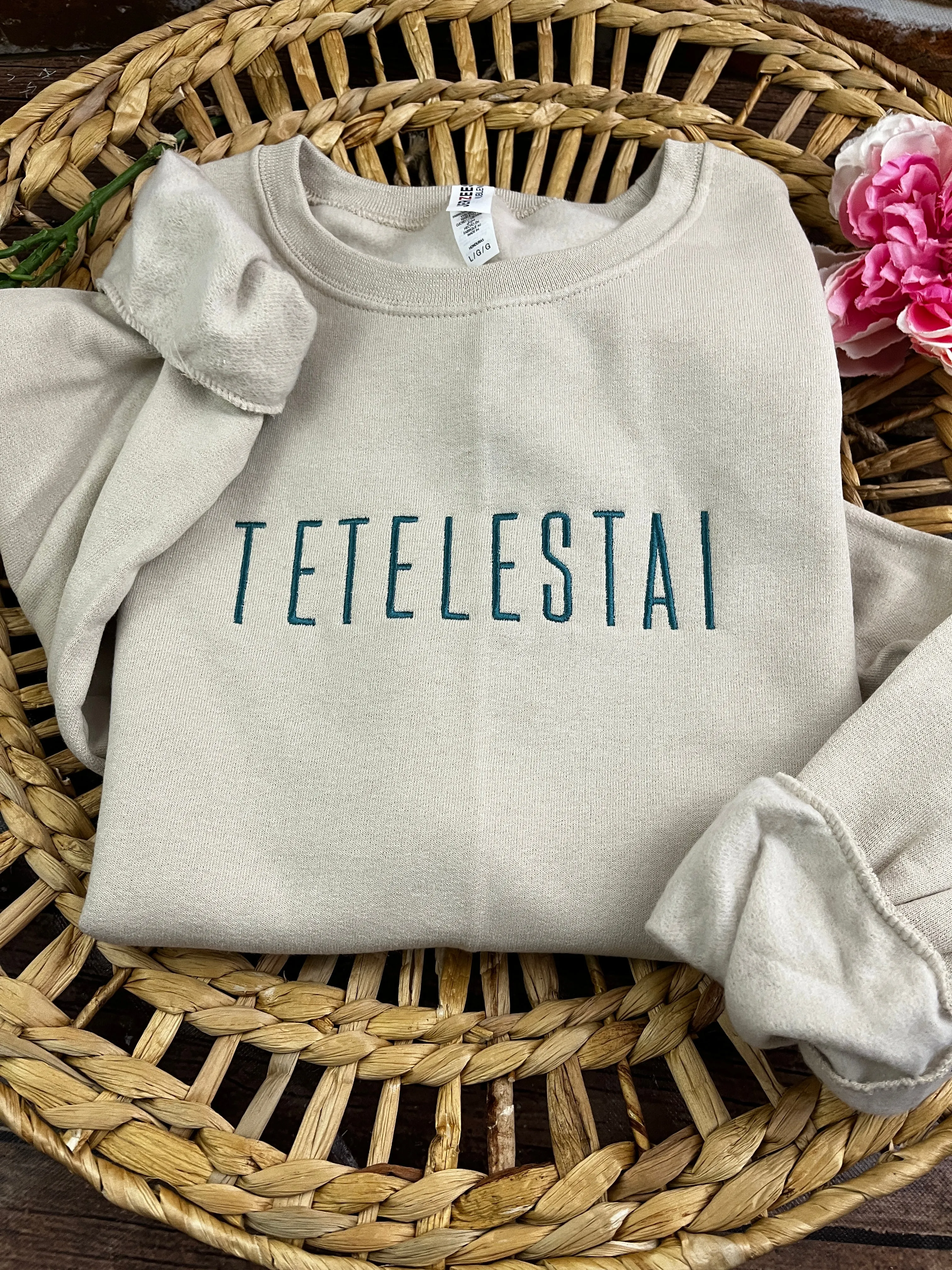 Tetelestai  - John 19:20 Christian Bible Scripture Embroidered  Shirt - Comfort Colors Embroidered Easter Resurrection Sunday