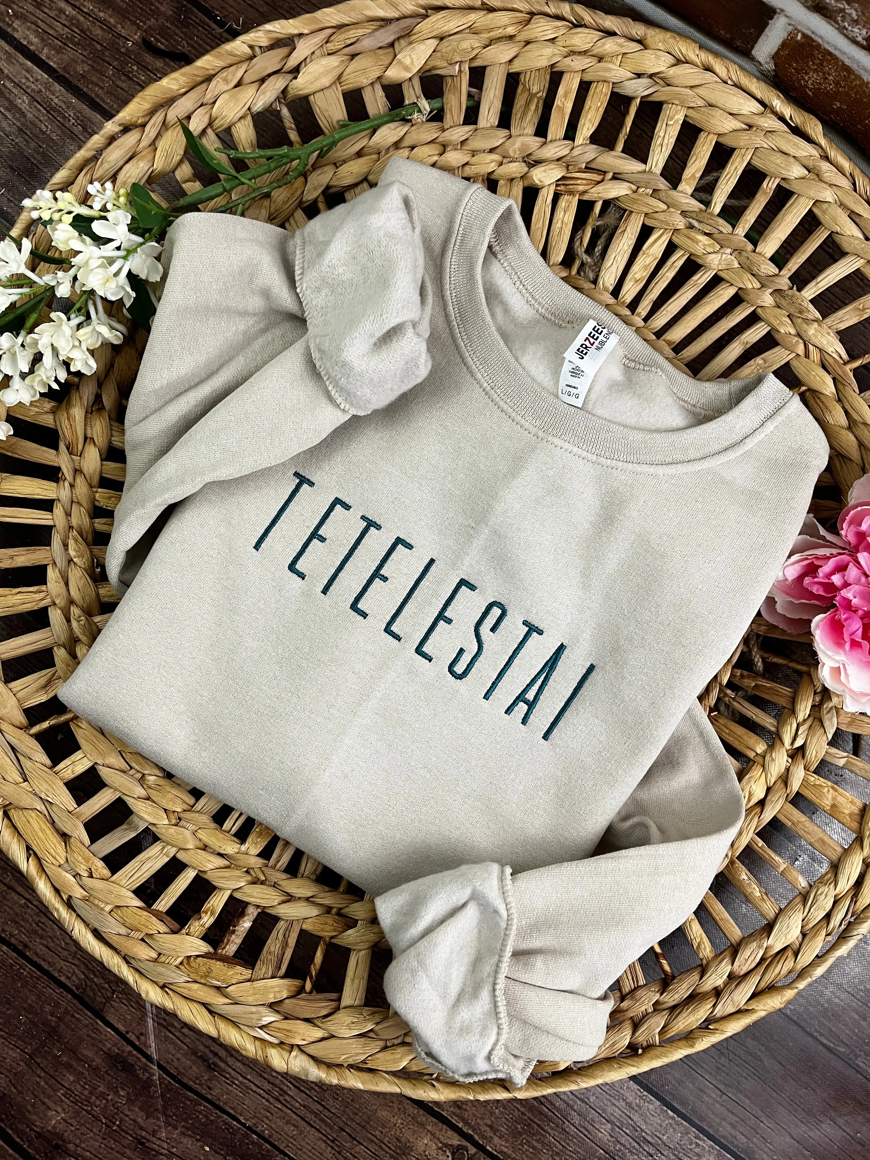 Tetelestai  - John 19:20 Christian Bible Scripture Embroidered  Shirt - Comfort Colors Embroidered Easter Resurrection Sunday