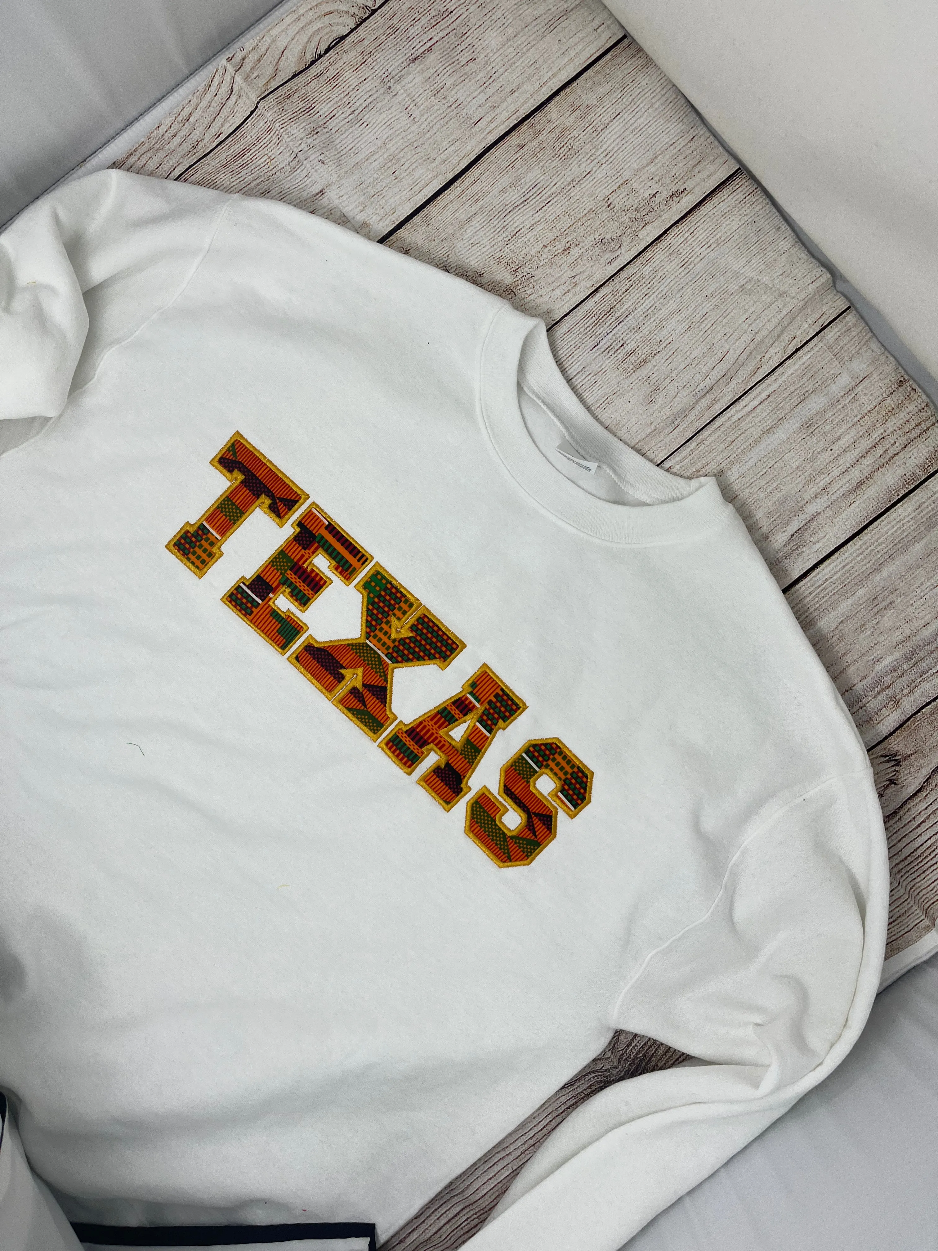 TEXAS Kente Sweatshirt