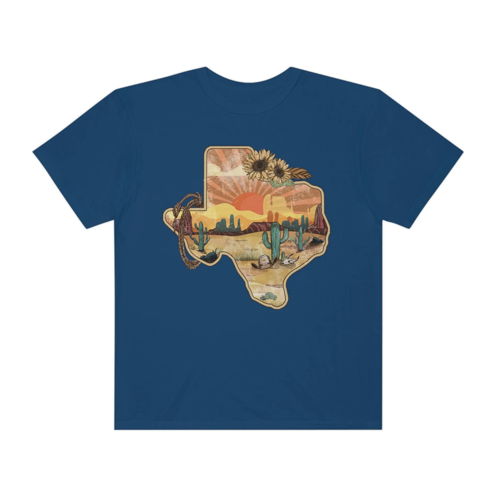 Texas Western Shirt, Comfort Colors Western Graphic Tee | Cowgirl T-Shirt