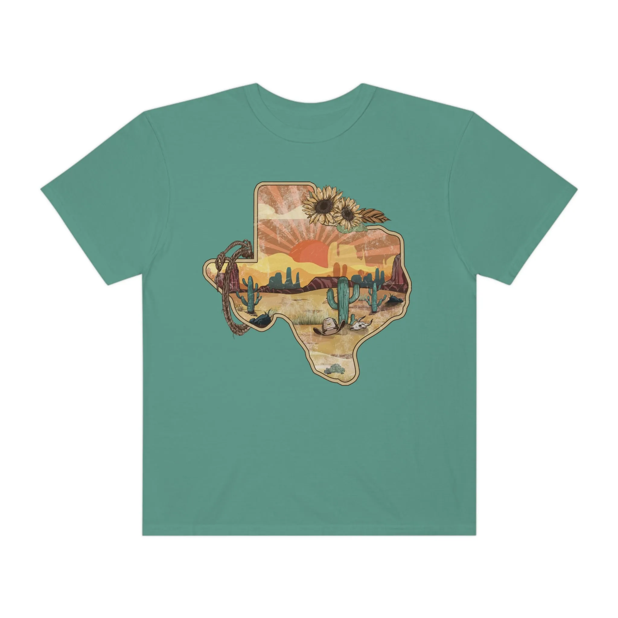 Texas Western Shirt, Comfort Colors Western Graphic Tee | Cowgirl T-Shirt