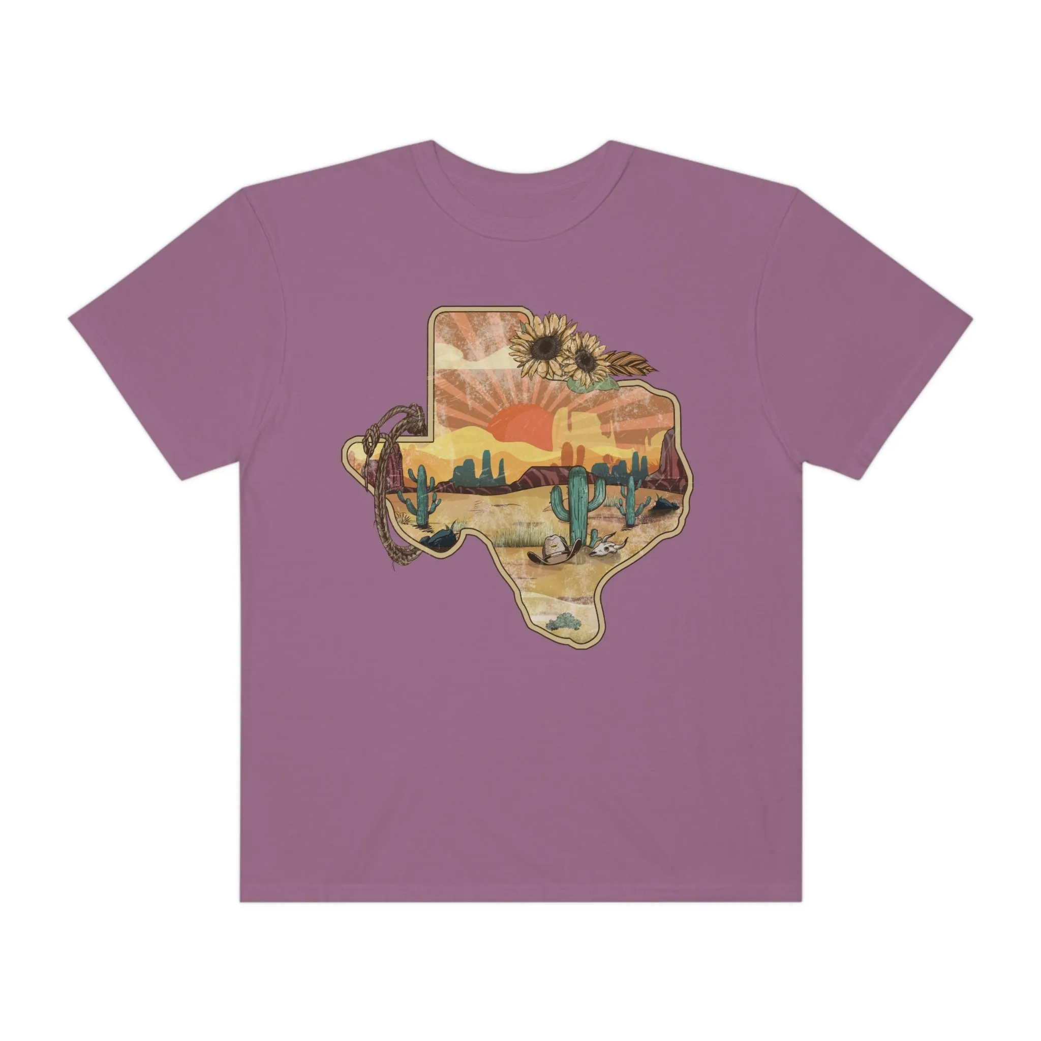 Texas Western Shirt, Comfort Colors Western Graphic Tee | Cowgirl T-Shirt
