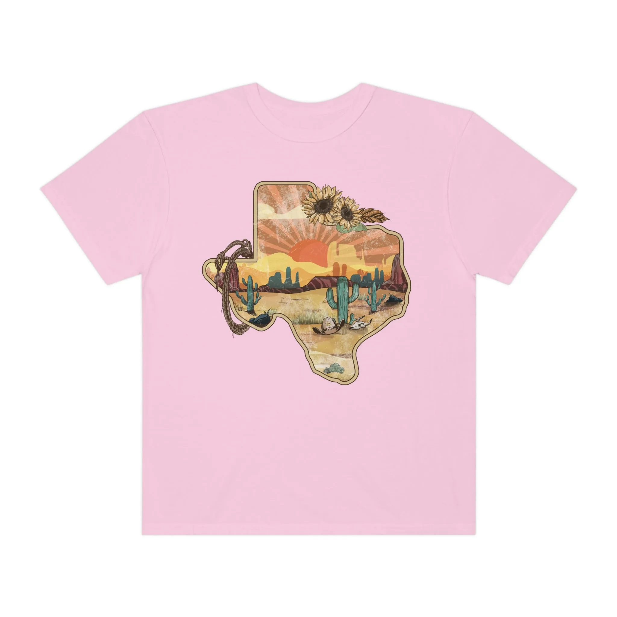 Texas Western Shirt, Comfort Colors Western Graphic Tee | Cowgirl T-Shirt
