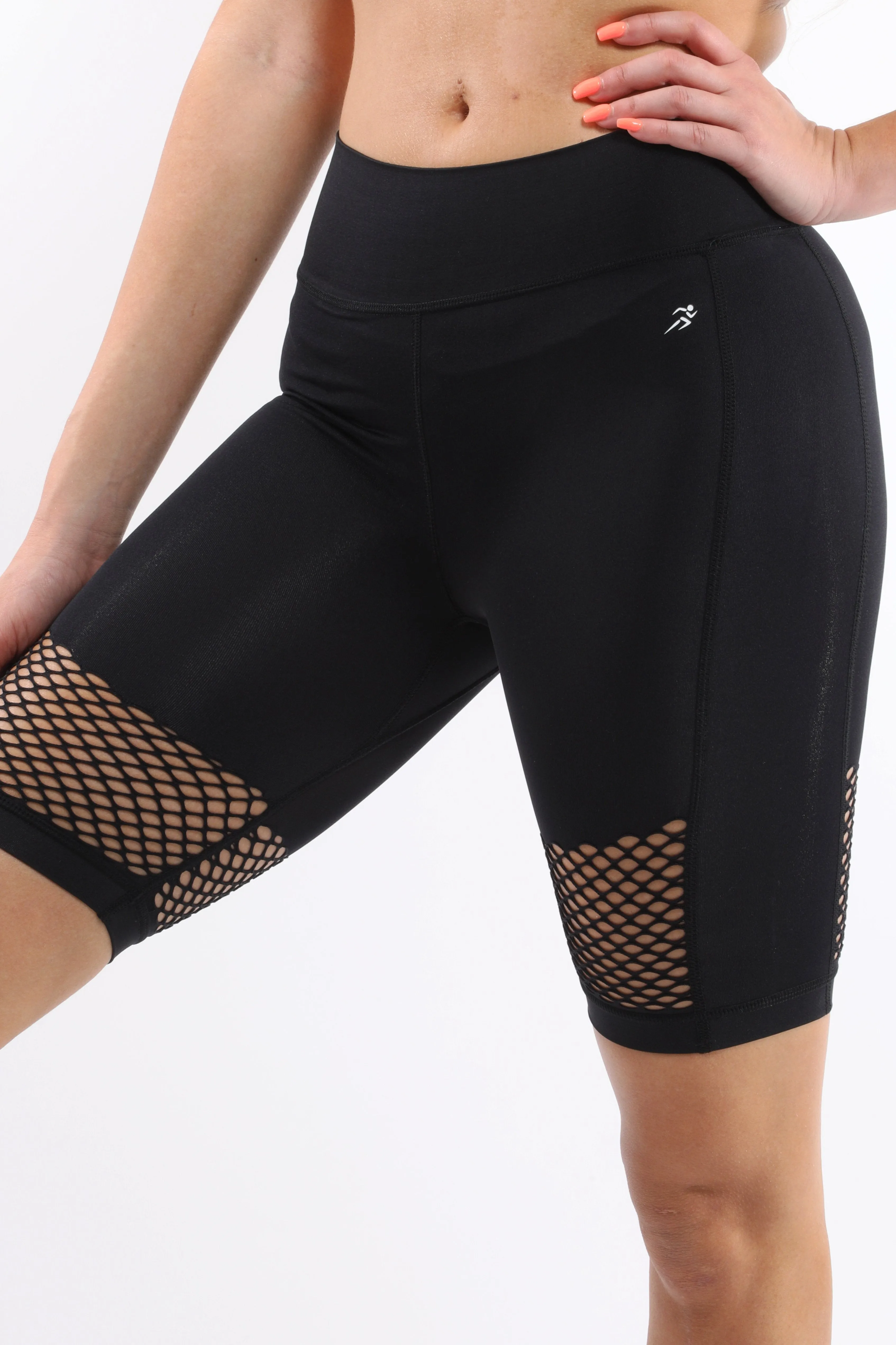 The Bu Seamless Activewear Shorts - Black