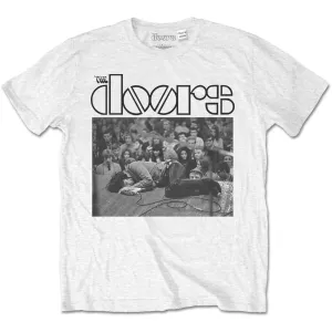 The Doors - Jim On Floor T Shirt White.