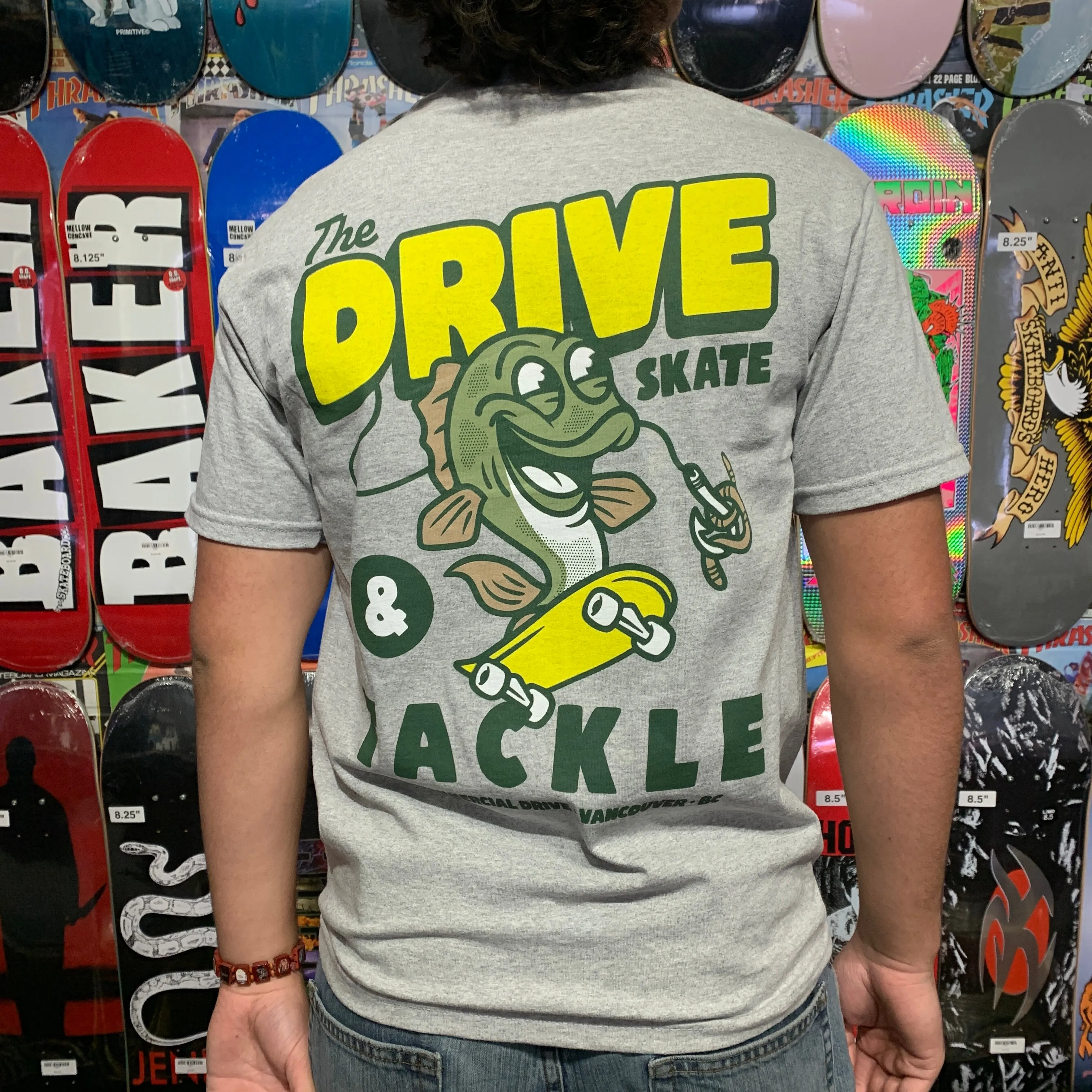 THE DRIVE SKATE & TACKLE 2.0 T-SHIRT