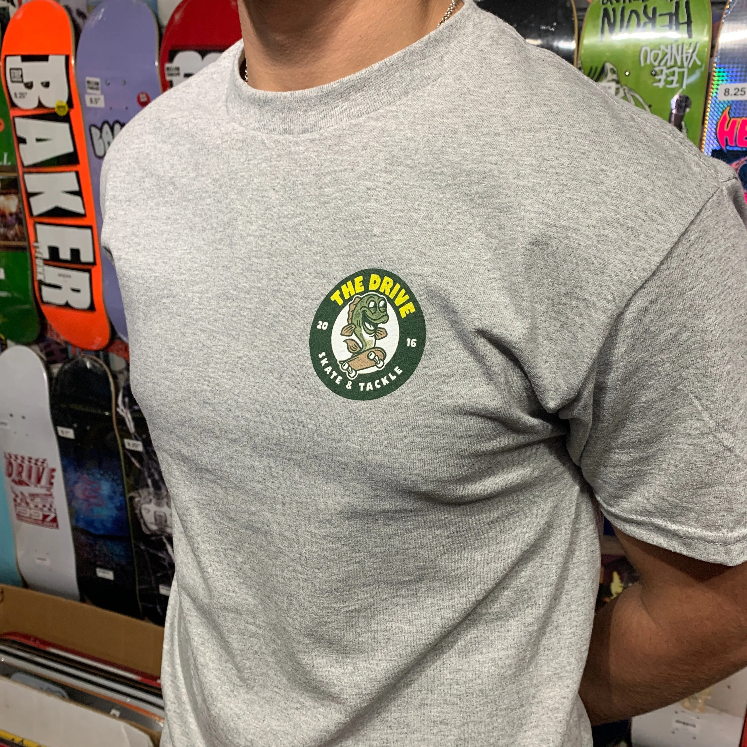THE DRIVE SKATE & TACKLE 2.0 T-SHIRT
