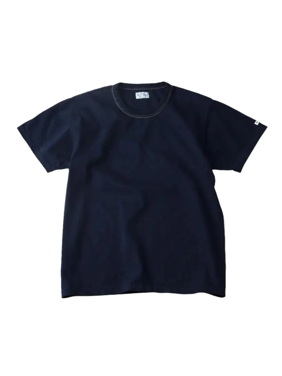 The Flat Head FN-THC-001 9oz Heavyweight Tee - Navy