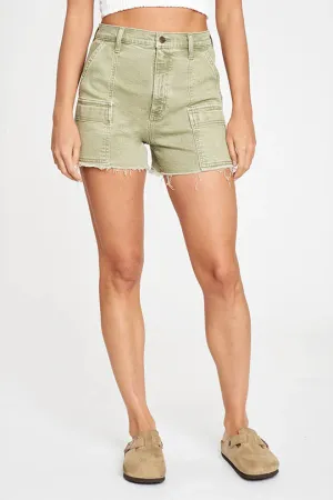 The Knockout High Rise Short in Matcha