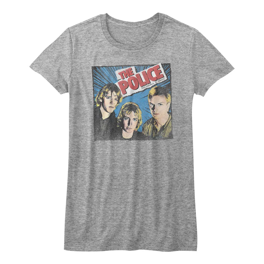 The Police Comic Book Women's Juniors T-Shirt