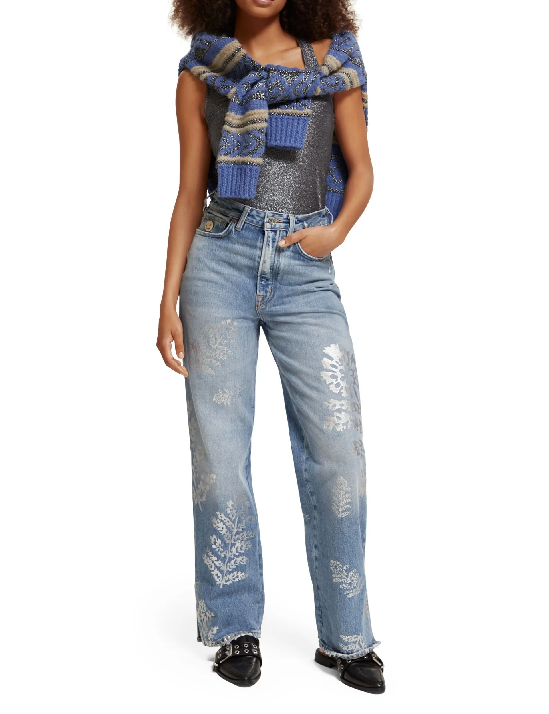 The Ripple high rise straight in Sparkle Splash