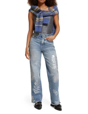 The Ripple high rise straight in Sparkle Splash